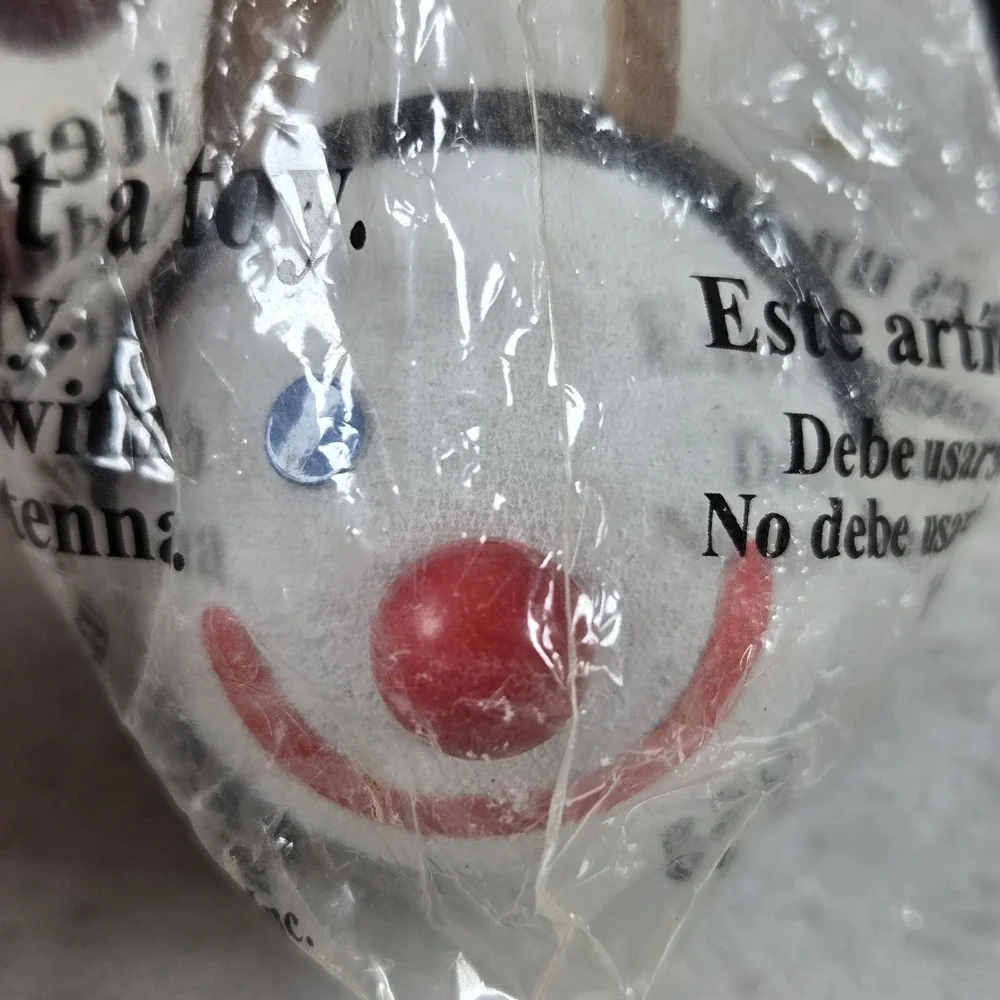 Lot of 3 Vtg Jack In The Box Antenna Toppers Sealed Classic Jack Snowman Basebal